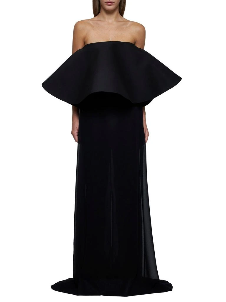 Jacquemus Jacquemus The Vela Strapless Dress 3