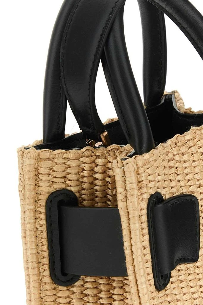 Boyy Boyy Buckle-Detailed Woven Tote Bag 4
