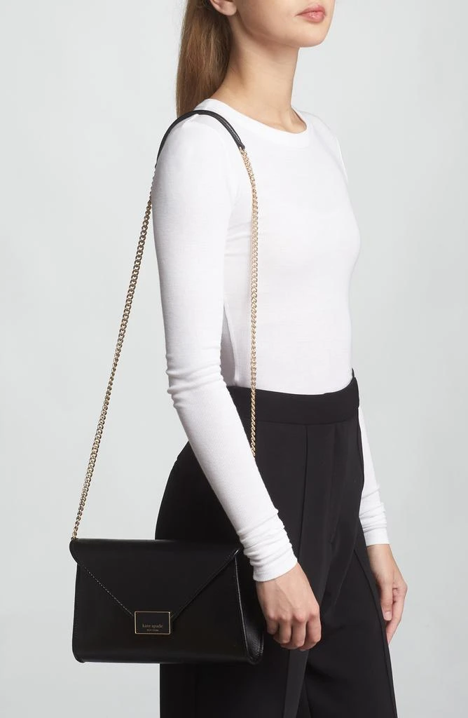 Shop anna medium envelope leather convertible clutch on Sale at