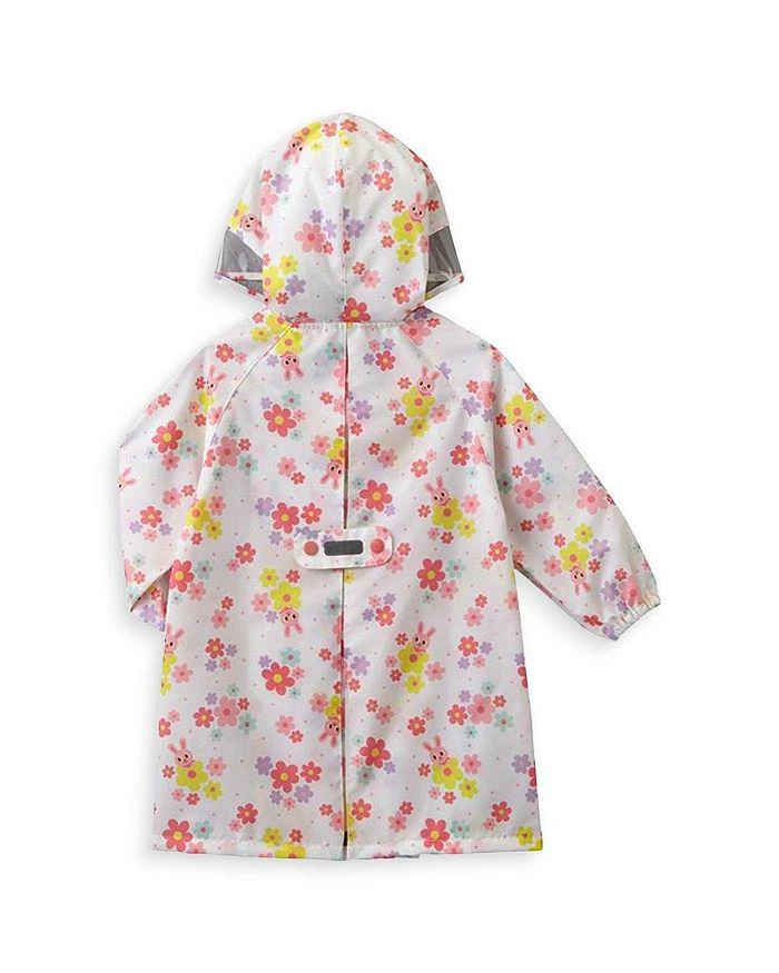 Miki House Girls' Floral Print Raincoat 4