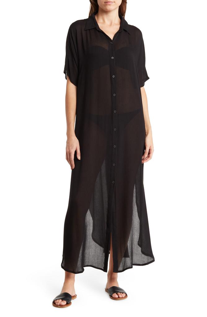 BOHO ME Long Shirt Cover-Up Dress