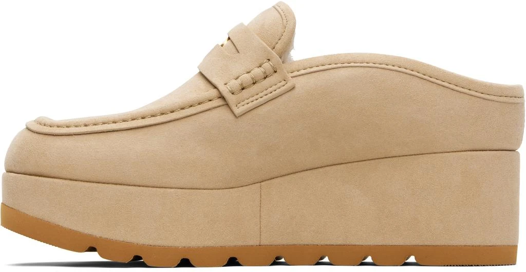 Stella McCartney Beige Sneak-Elyse Platform Loafers 3