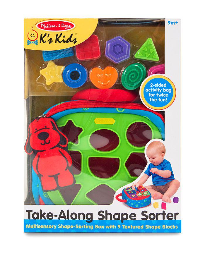 Melissa & Doug Take Along Shape Sorter - Ages 9 Months+