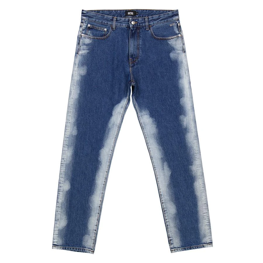 GCDS GCDC Denim Black Straight Jeans 1