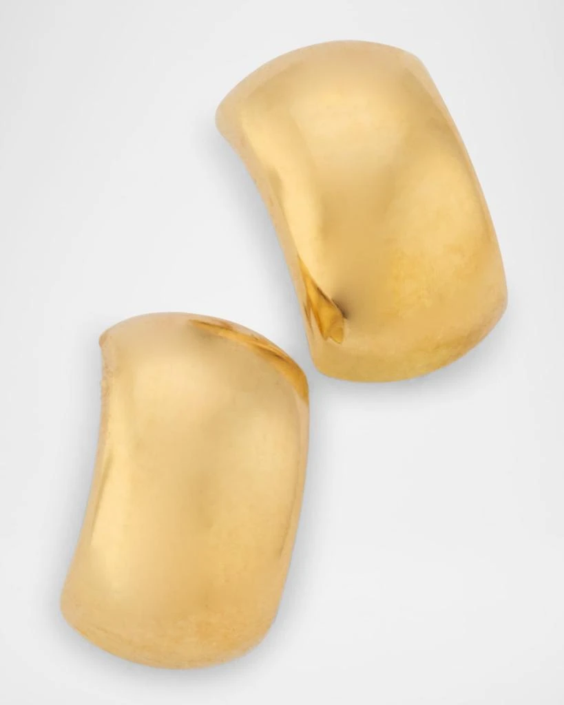 POPPY FINCH 18K Chubby Huggie Earrings 3