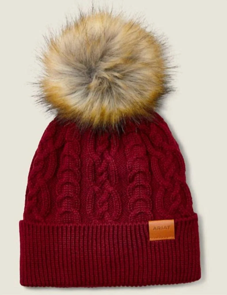 Ariat Women
s Norfolk Beanie In Ruby Red