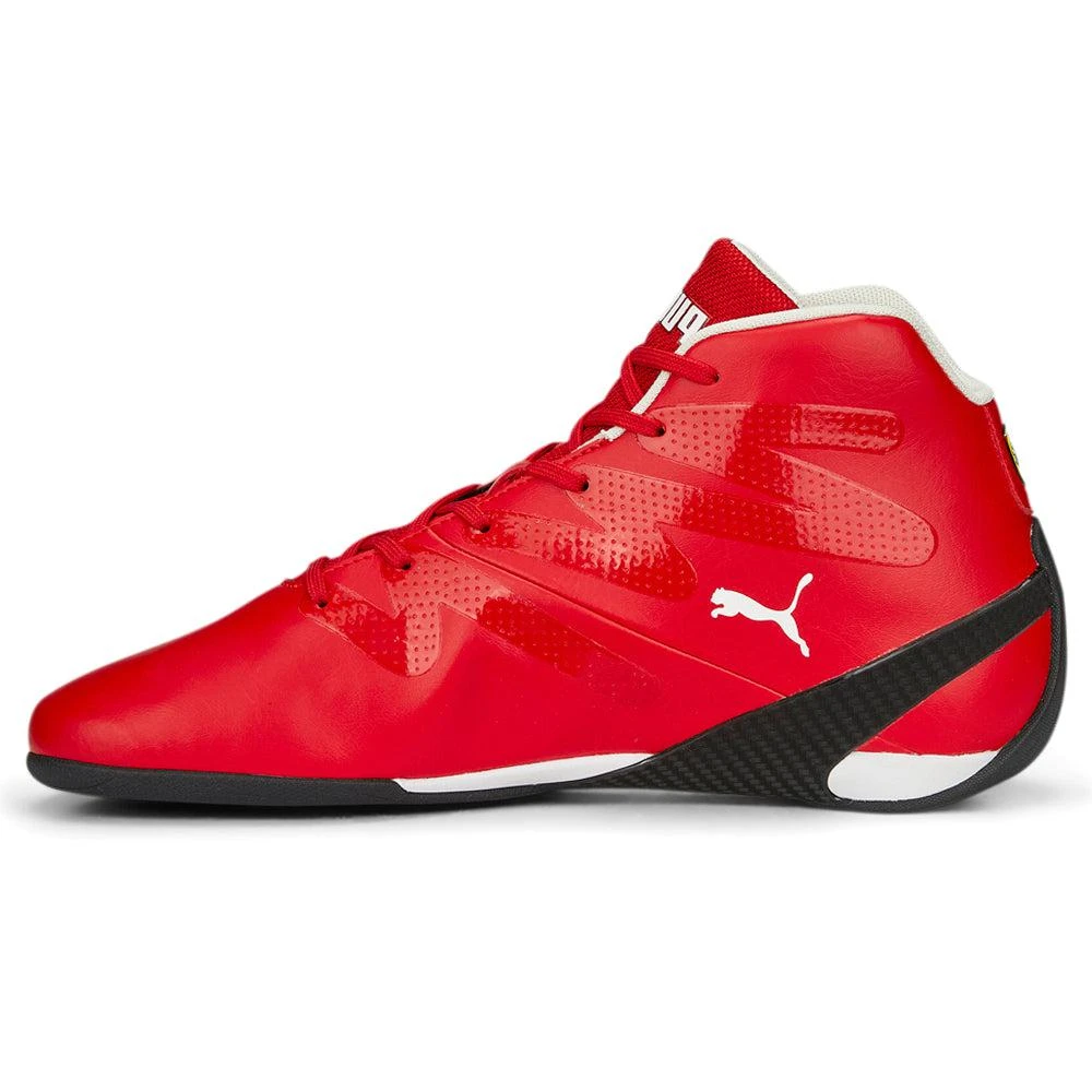 Puma Scuderia Ferrari Carbon Cat Mid Lace Up Sneakers 3
