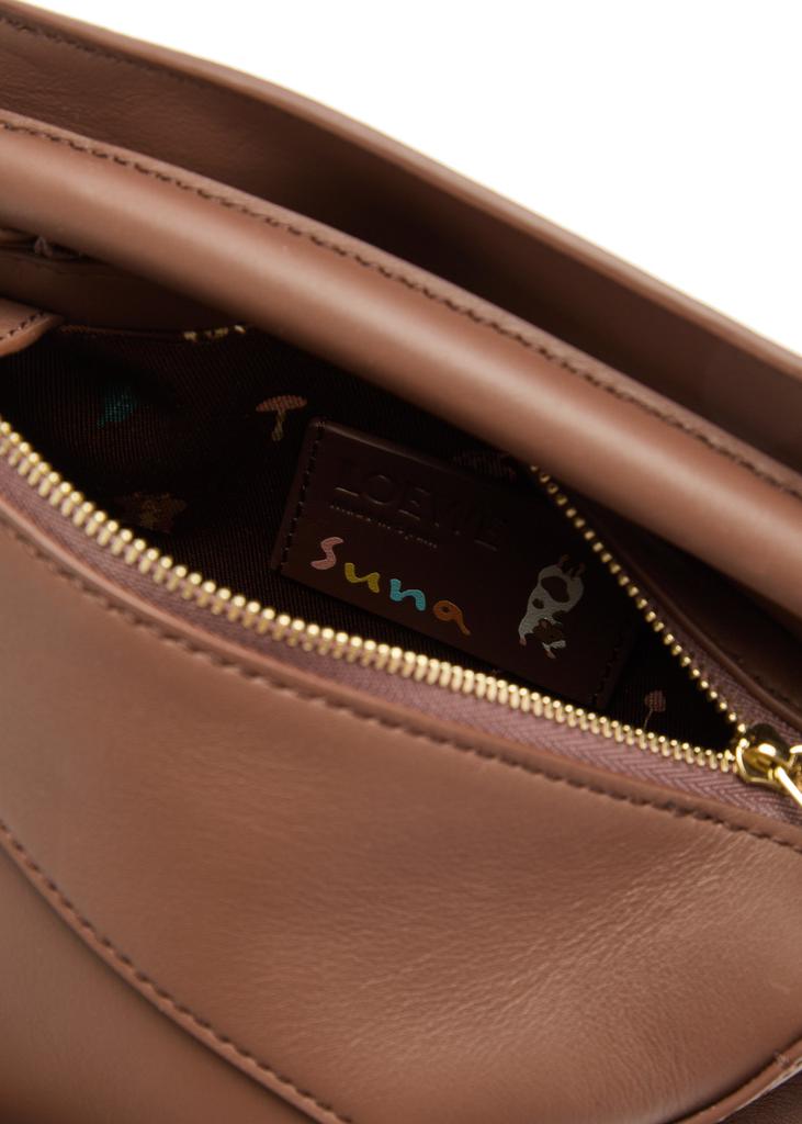 Loewe X Suna Fujita Puzzle Edge Hamster mini leather cross-body