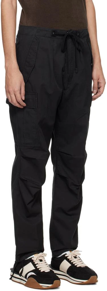 Tom Ford Black Wide Cargo Pants 2