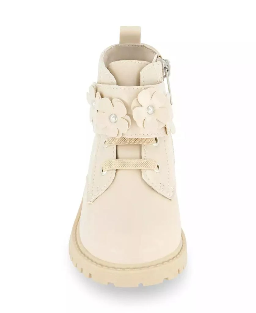 Jessica Simpson Toddler Girls Daria Flower Moto Boot 3