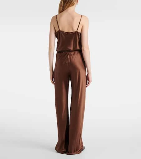 VERONICA BEARD Billie silk-blend straight pants 3