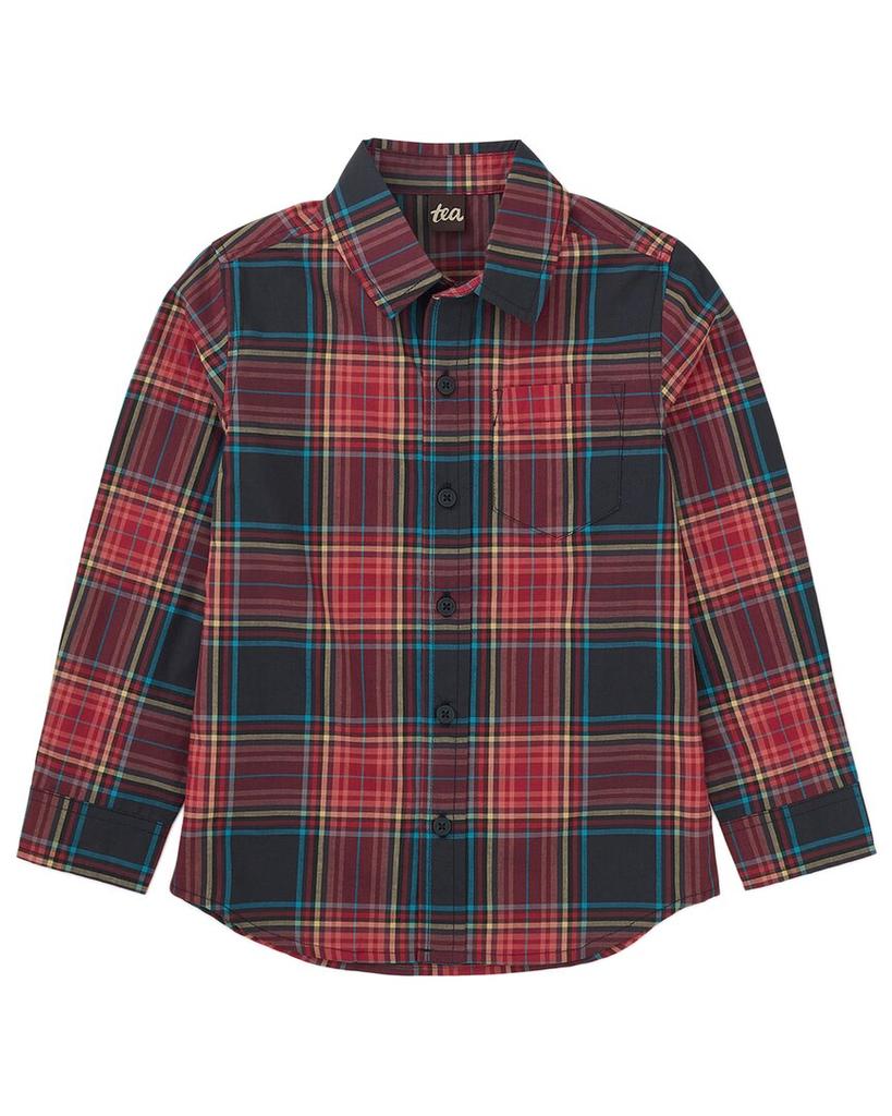 Tea Collection Plaid Button-Up Shirt