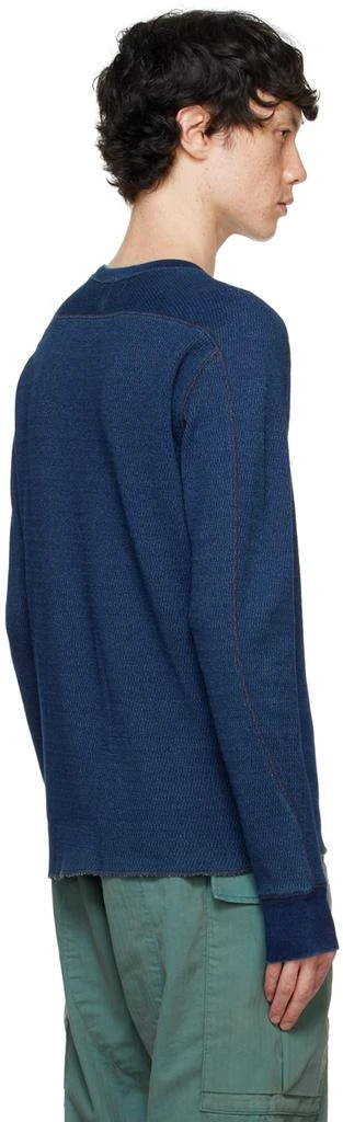 RRL Indigo Jacquard-Knit Sweater 3