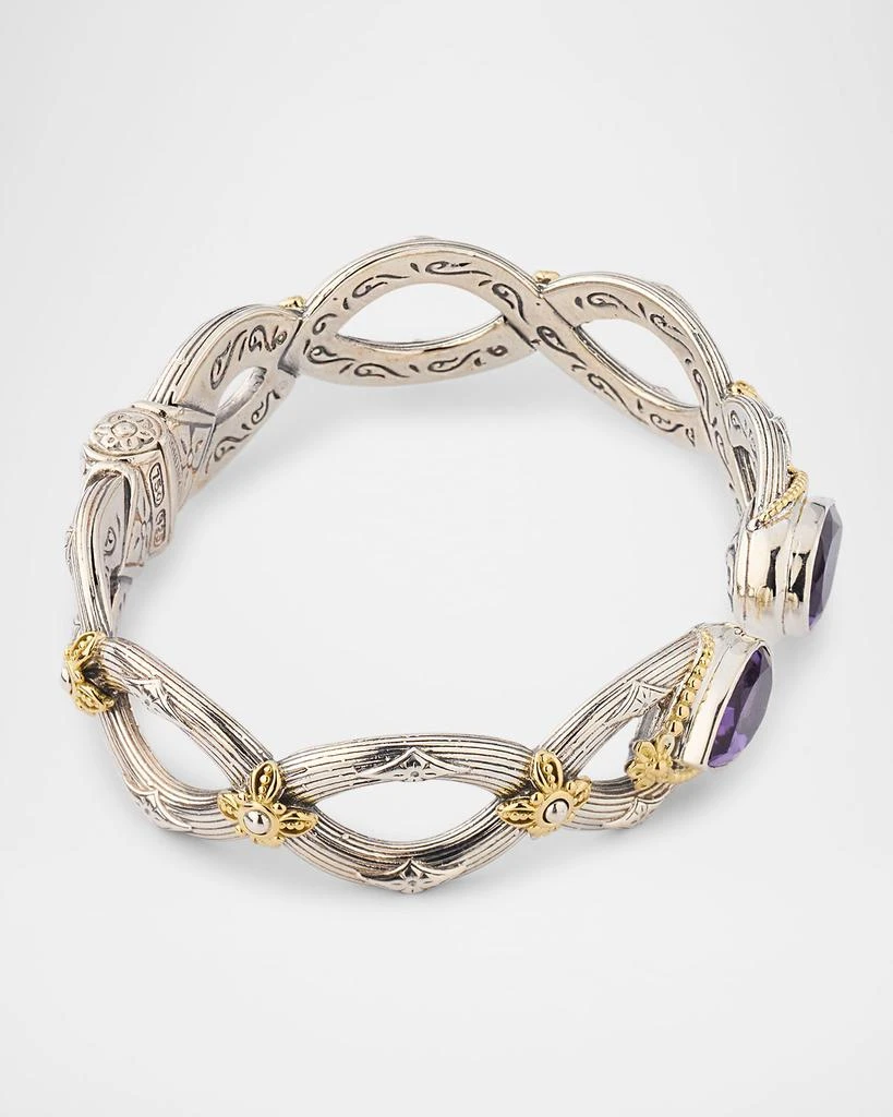 Konstantino Kynma Amethyst Cuff Bracelet 4