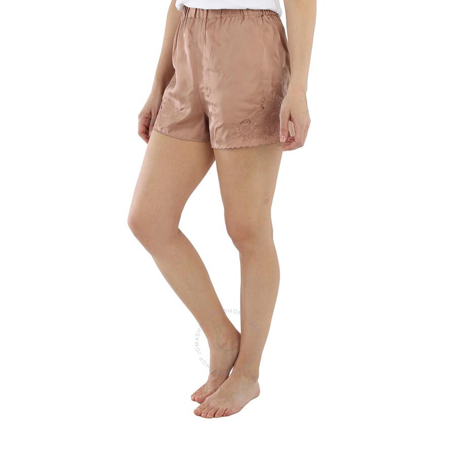 ROUJE Ladies Blush Soa Soft Satin Lingerie Shorts