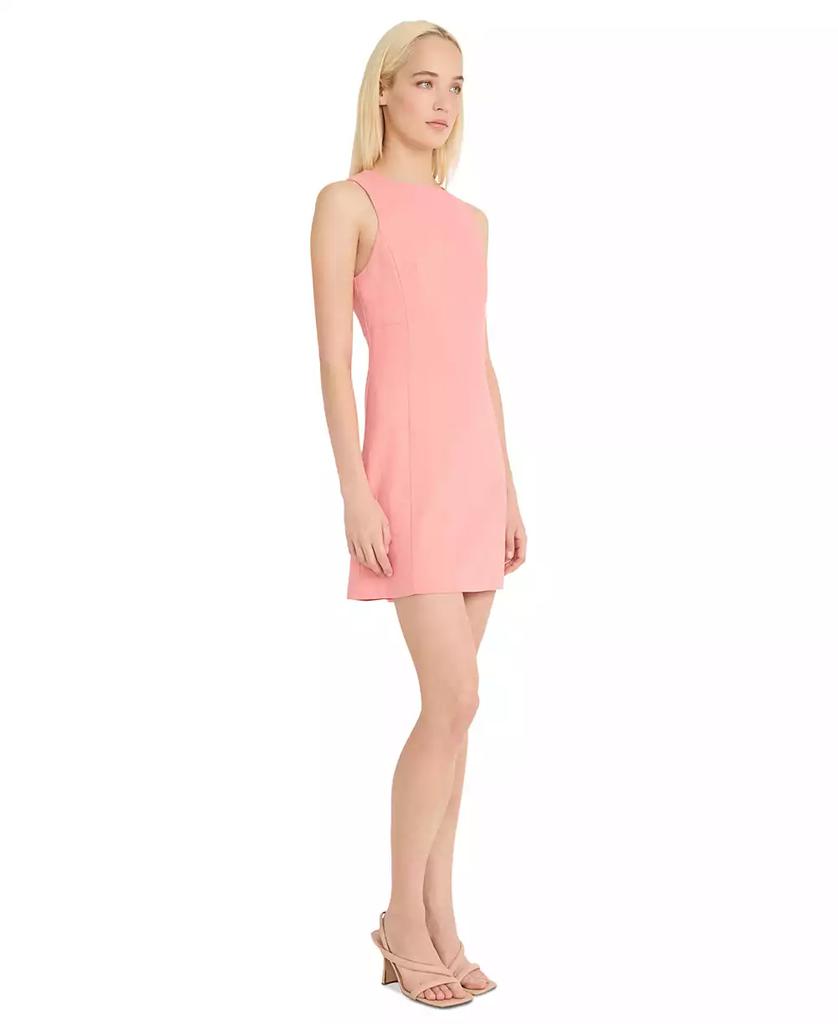 Donna Morgan Women's High-Neck Sleeveless Shift Dress