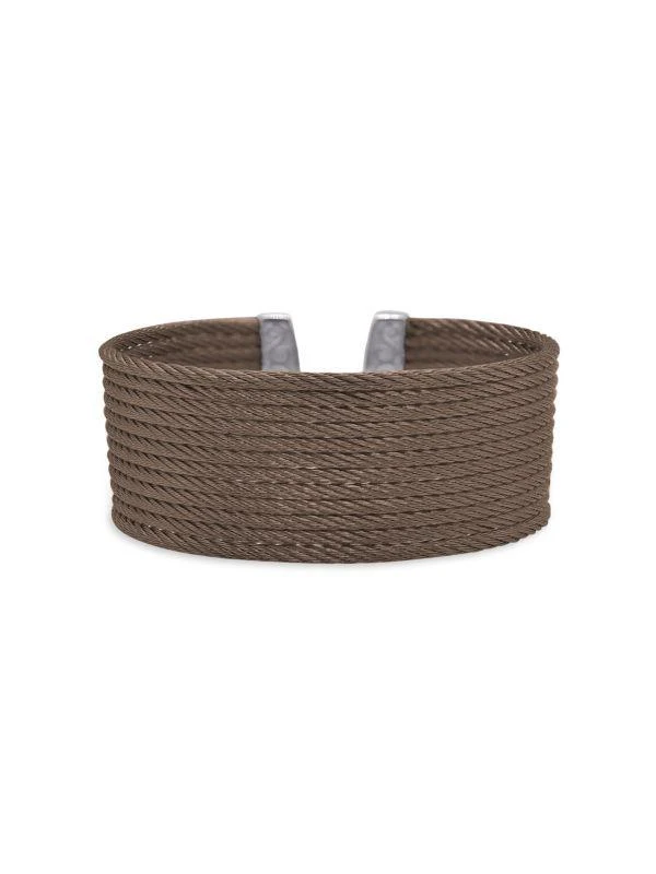 ALOR Essential Cuffs Bronze Tone Stainless Steel Cable Bracelet 1