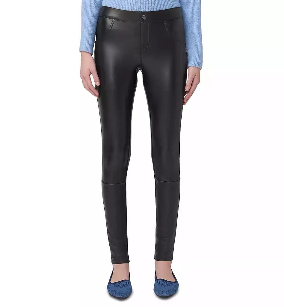 Hue Women's Faux-Leather Leggings 2