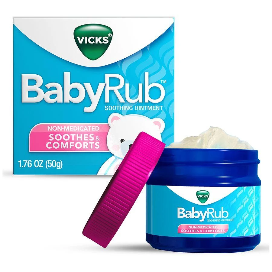 Vicks Non-Medicated Soothing Chest Rub Ointment Eucalyptus, Lavender, Aloe Vera 1