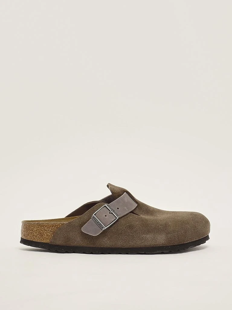 Birkenstock Boston Concrete Gray, Suede Leather/oiled Sandal 1