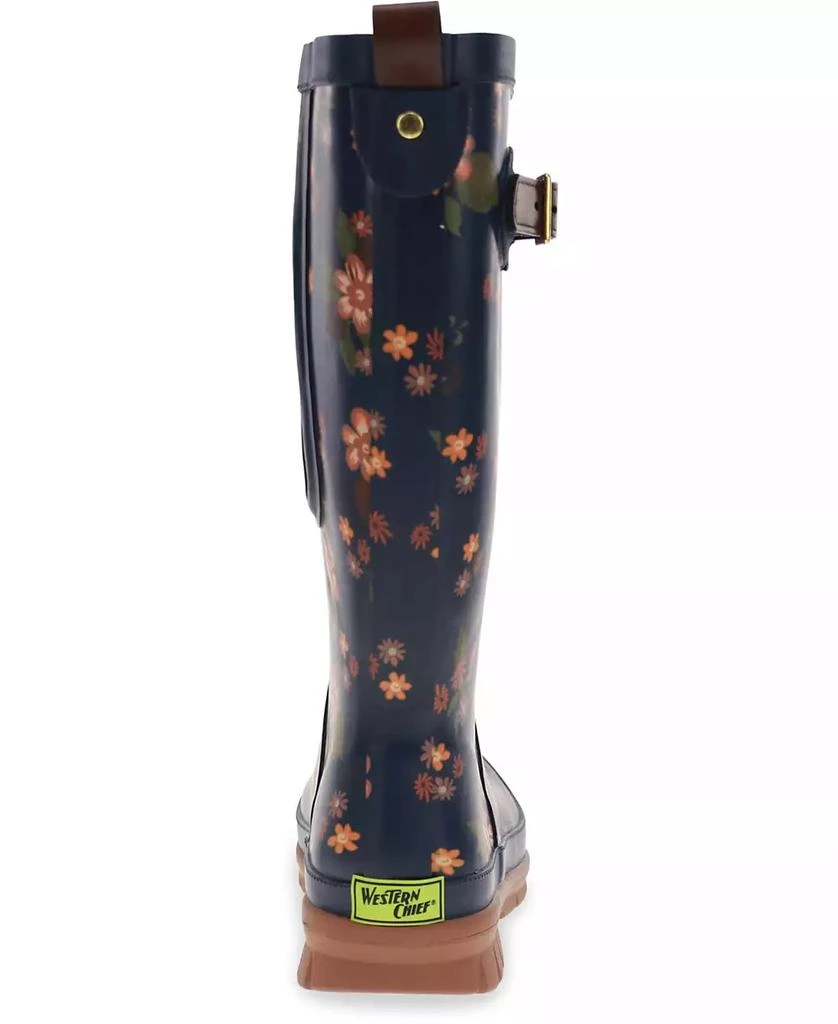 Western Chief Women's Country Bloom Tall Rain Boot 3