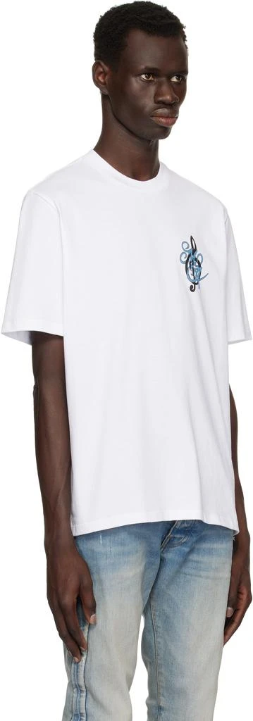 AMIRI White 'Amiri' Jazz Band T-shirt 2