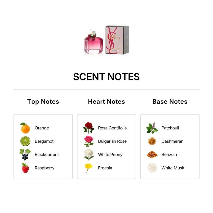 Yves Saint Laurent Yves Saint Laurent Mon Paris Intensement Ladies EDP 3