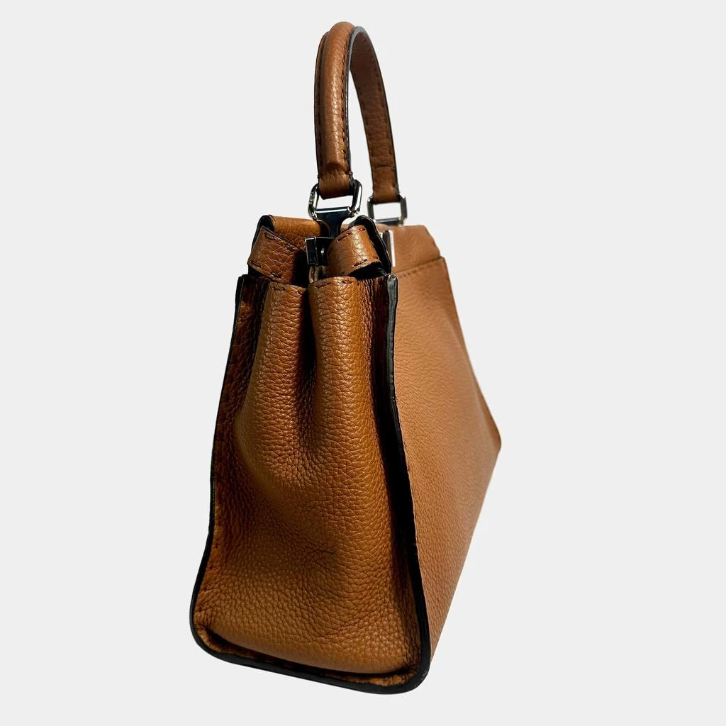 Fendi Fendi Brown Leather Medium Peekaboo Bag 2