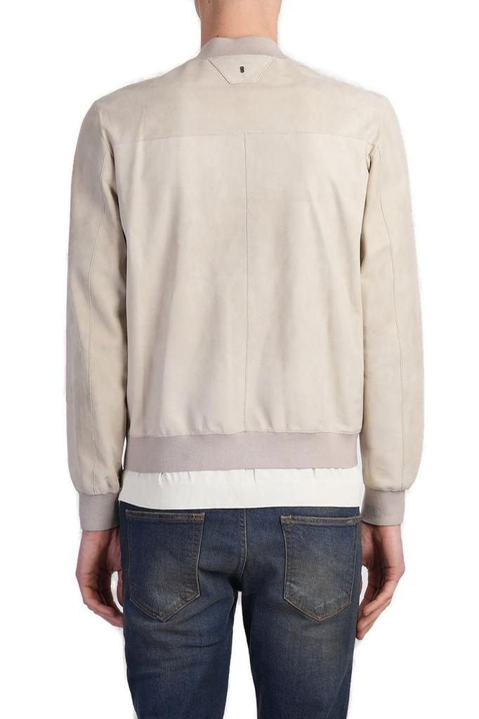 Salvatore Santoro Salvatore Santoro Zip-Up Leather Bomber Jacket