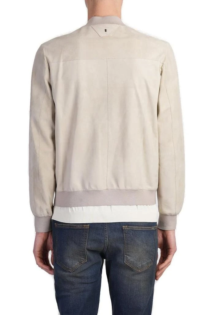 Salvatore Santoro Salvatore Santoro Zip-Up Leather Bomber Jacket 2
