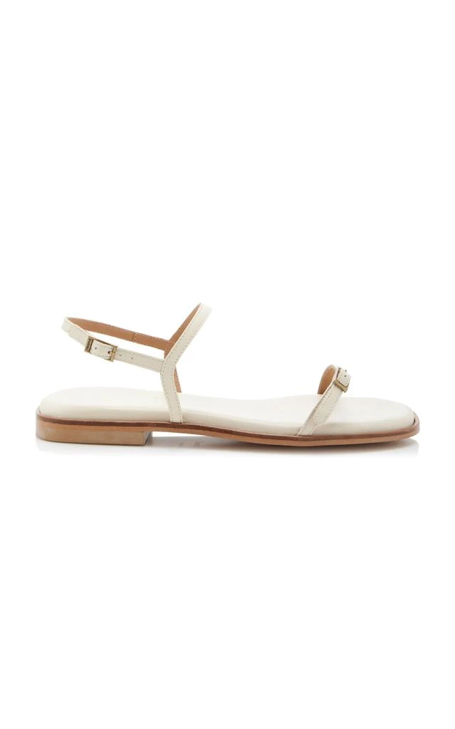 Flattered Flattered - Alice Leather Sandals - White - IT 37 - Moda Operandi 1