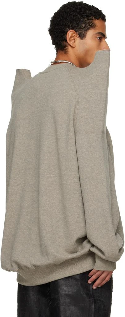 Rick Owens Gray Concordians Tecsweat Sweatshirt 3