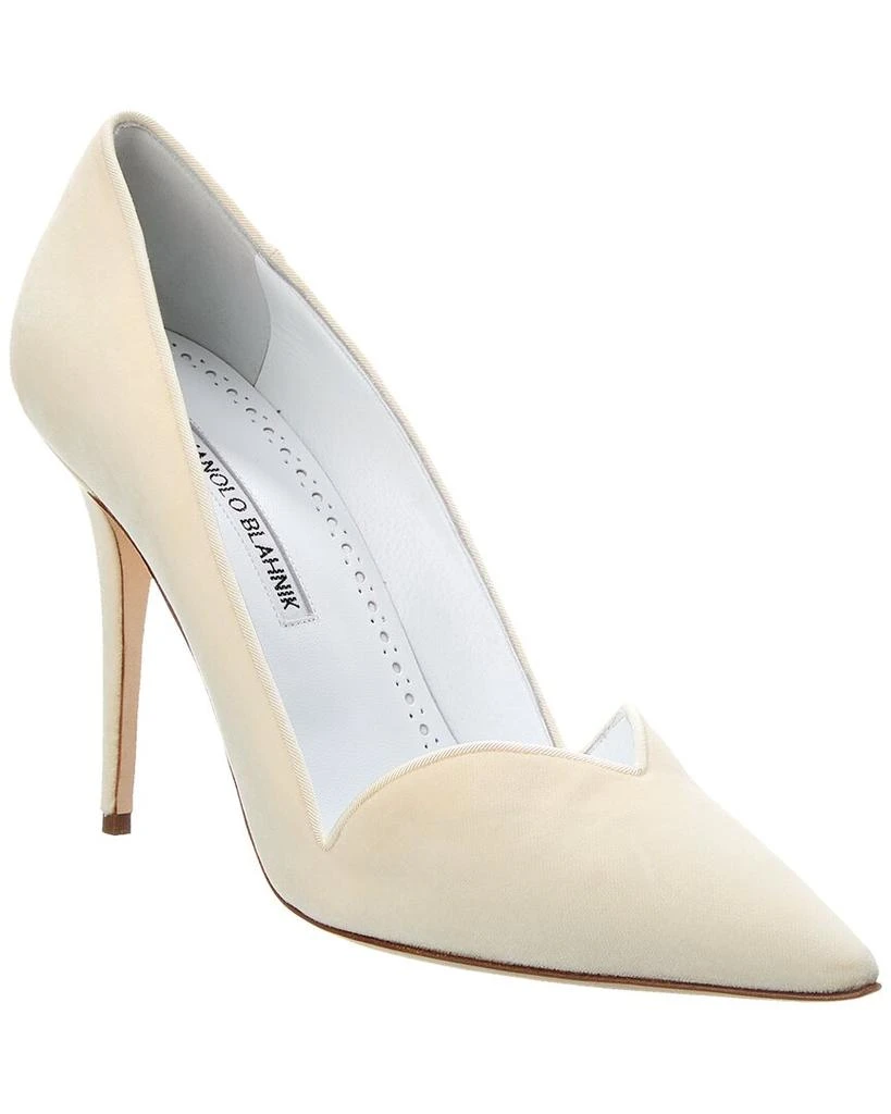 Manolo Blahnik Sinbelahi 105 Velvet Pump 1