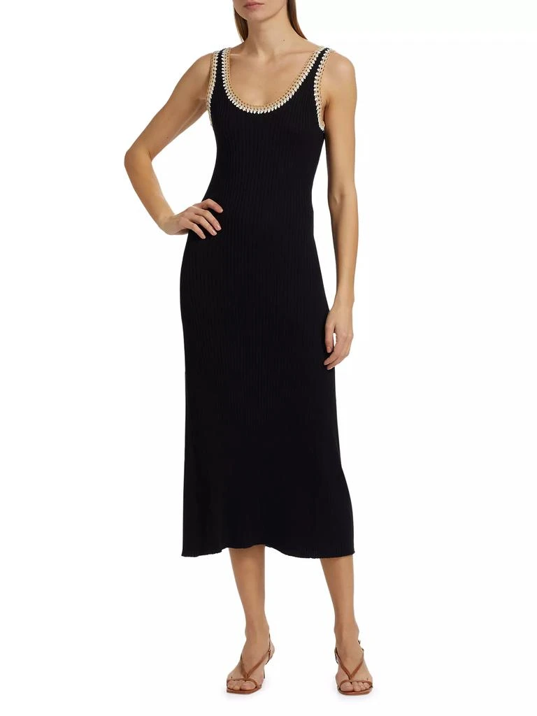 Rails Colleen Cotton Sleeveless Knit Midi-Dress 3