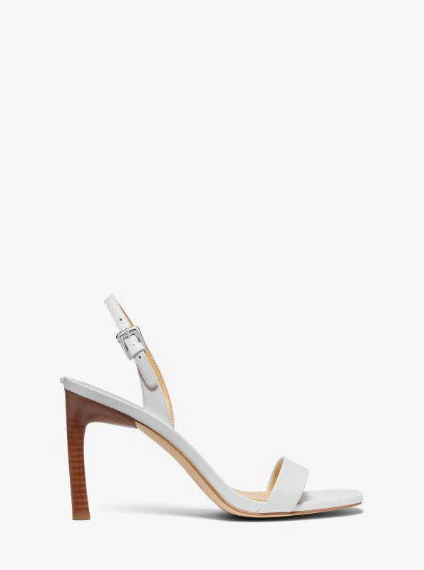 Michael Kors Kasia Leather Sandal 2