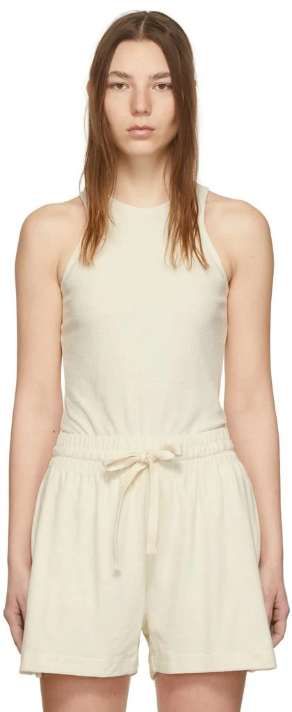 HALFBOY Off-White Terry Bodysuit