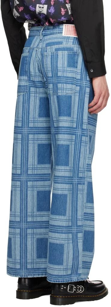 Charles Jeffrey Loverboy Blue Wide Jeans 3
