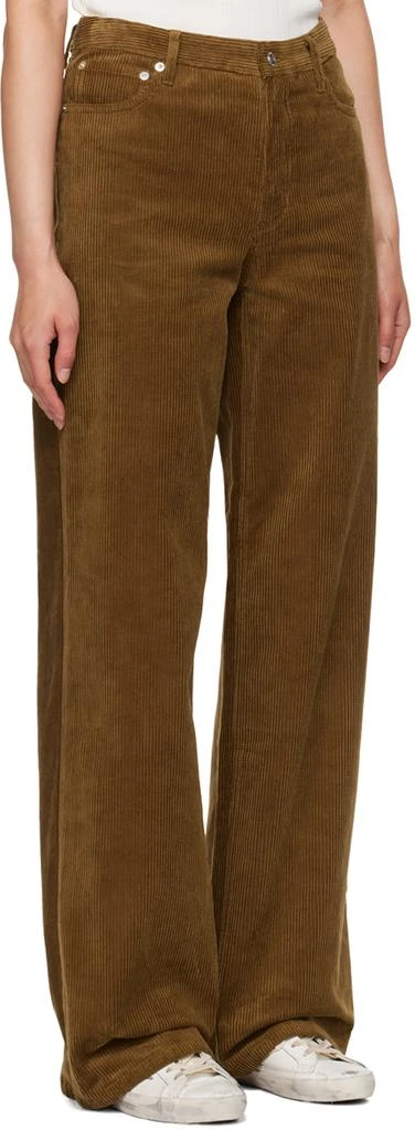 A.P.C. Brown Elisabeth Jeans 2