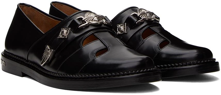 Toga Virilis Black Leather Loafers 4