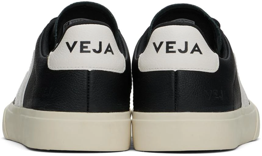 Veja Black Campo Leather Sneakers 2
