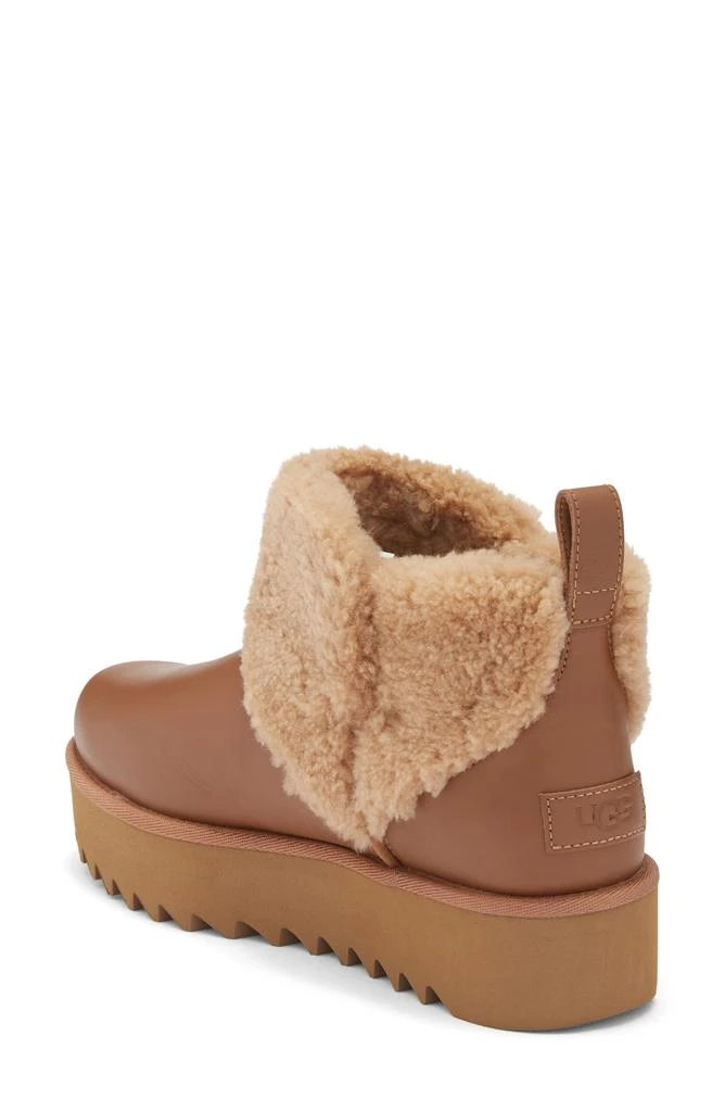 UGG Ultra Mini Alina Curled Genuine Shearling Platform Boot 2