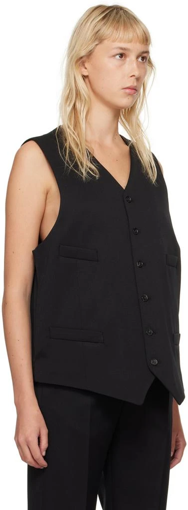 MM6 Black Tailoring Vest 2