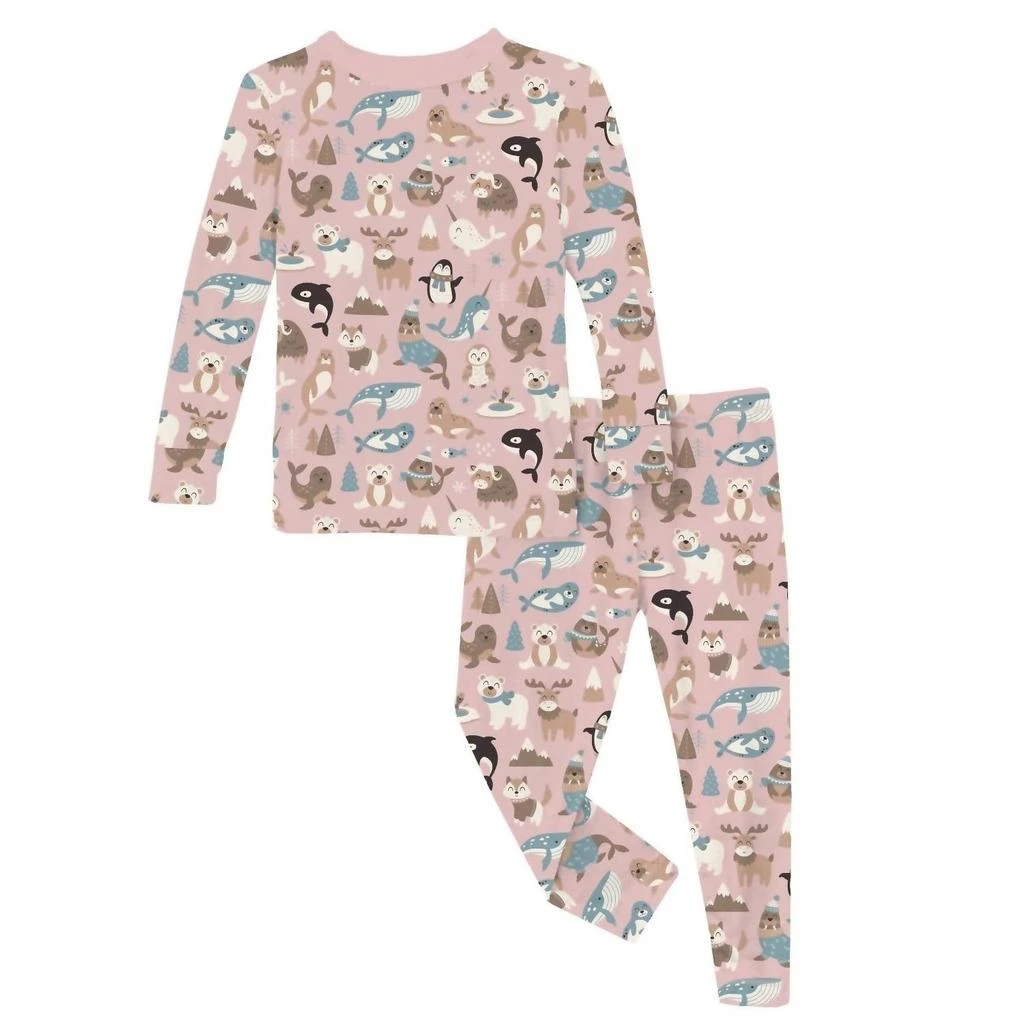 KICKEE Kickee - Kid's Long Sleeve Pajama Set