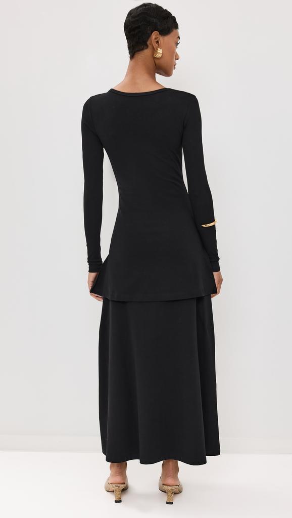 Pixie Market Sleeve Tie Long Sleeve Dress