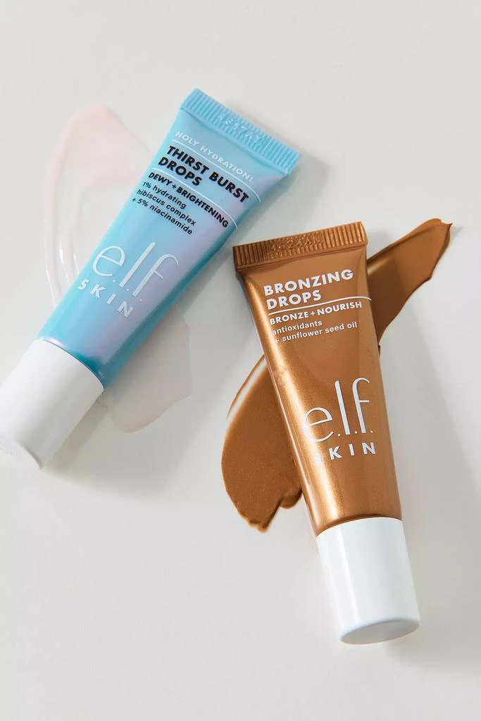 e.l.f. e.l.f. Cosmetics The Hottest Drops Duo Brightening 
Bronzing Travel Serum Set 2