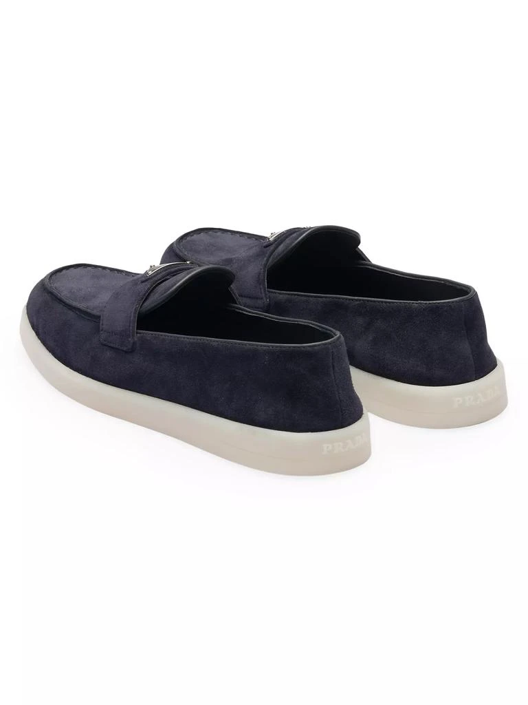 Prada Suede Leather Loafers 4