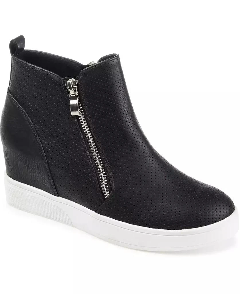 Journee Collection Women's Pennelope Wedge Sneakers 1