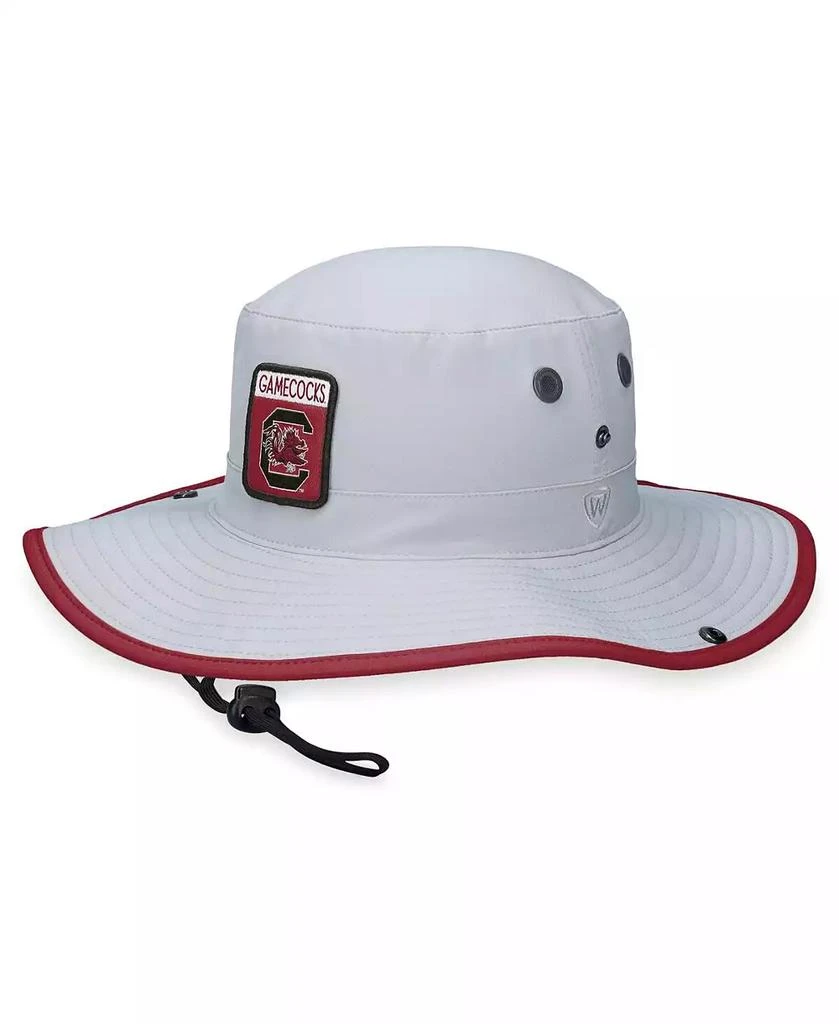 Top of the World Men's Gray/Garnet South Carolina Gamecocks Steady Bucket Hat 1