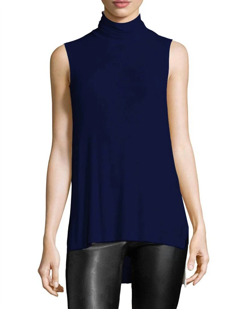 Three Dots Turtleneck Rib Top 1