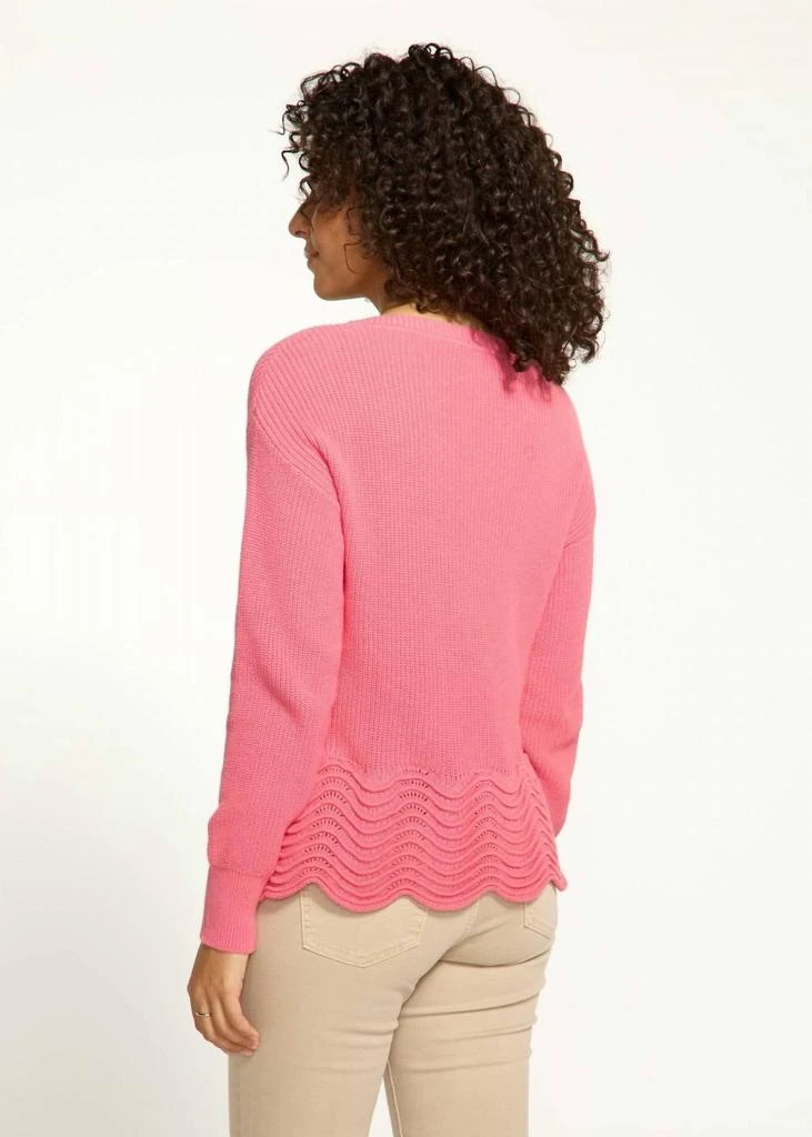 FDJ Fdj - Scalloped Hem Crewneck Sweater 2